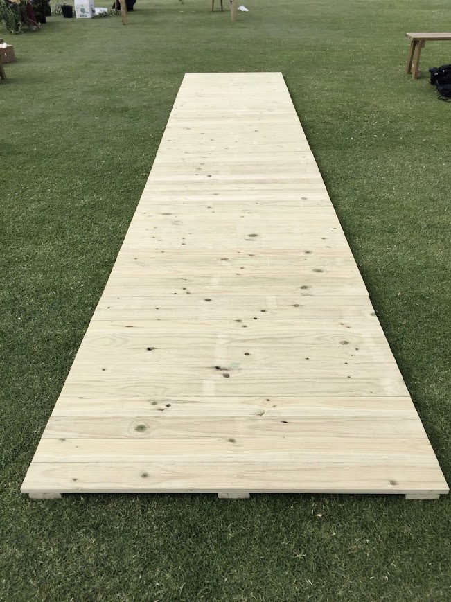 1 Metre Customisable Wooden Aisle Platform/Runner