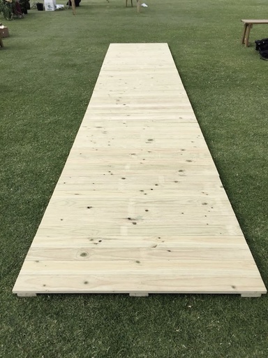 [Aisle Decorations] 1 Metre Customisable Wooden Aisle Platform/Runner