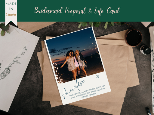 Bridesmaid Proposal & Info Card