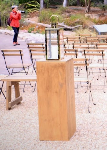 Brown Rustic Wooden Plinths 