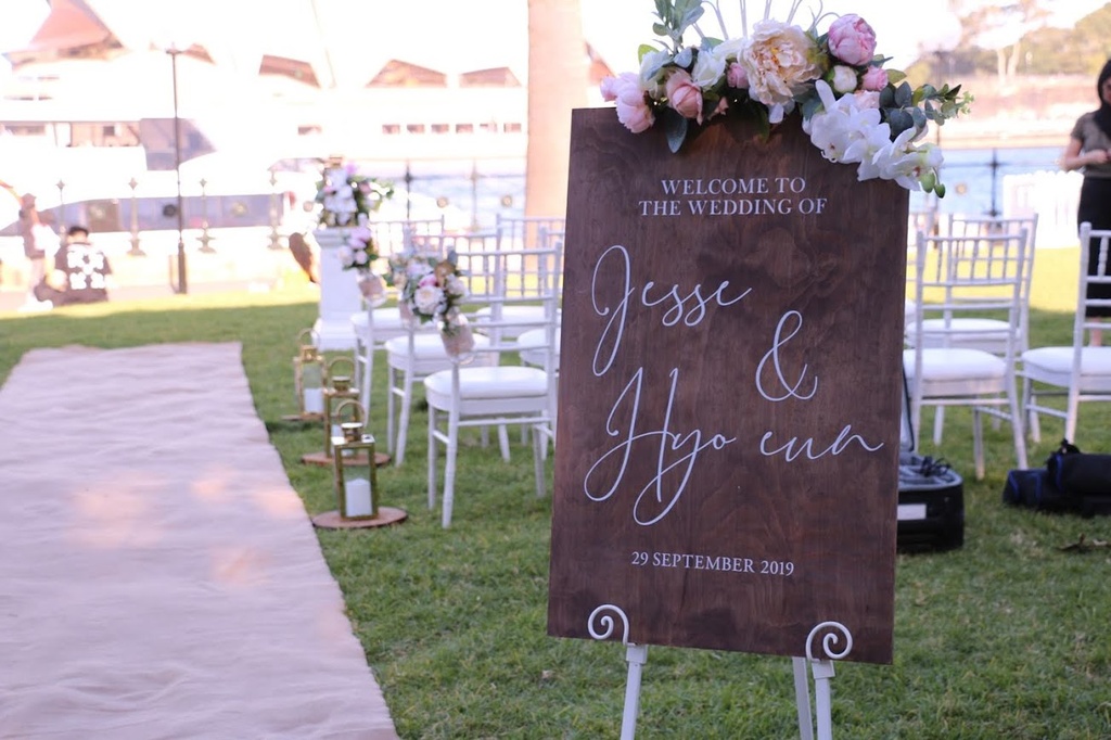 Hand-crafted Personalised Welcome Sign (To HIRE)