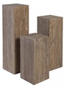 Vintage Mahogany Plinths