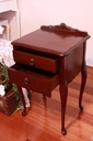 Vintage Brown 2 Drawer Console