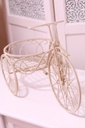 Vintage Style Cream Metal Tricycle Flower/Dessert Stand