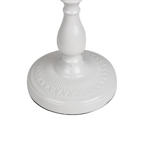 White 5 Arm Metal Vintage Candelabra