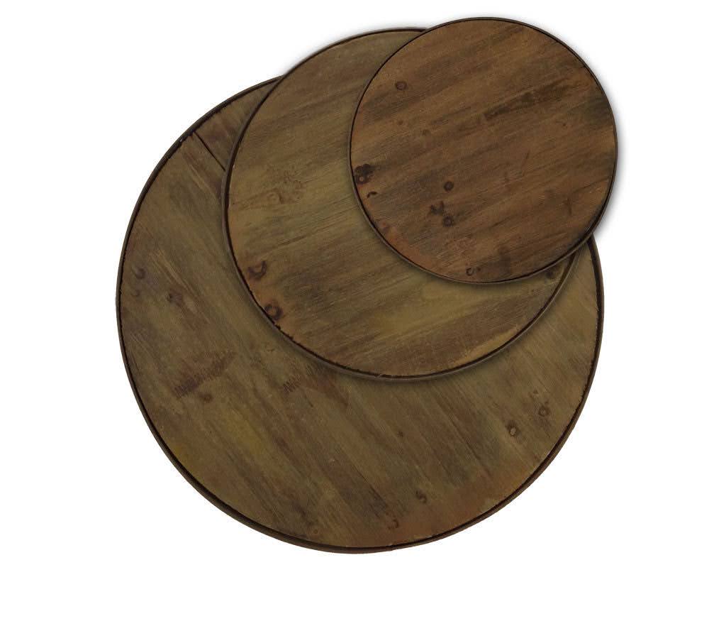 Rustic Barrel Top Riser Small - 30 cm
