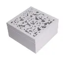 White Wooden Decorative Box - Large