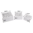 White Wooden Decorative Box - Large