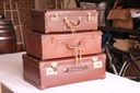 Vintage Brown Suitcases