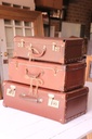Vintage Brown Suitcases