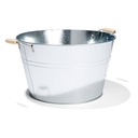 12 Litre Galvanised Metal Tub