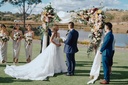 Large Rustic Brown Wooden Arbour