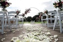 White Circular Metal Arch