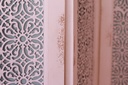 Vintage Style White Lace Mesh 3 Panel Screen