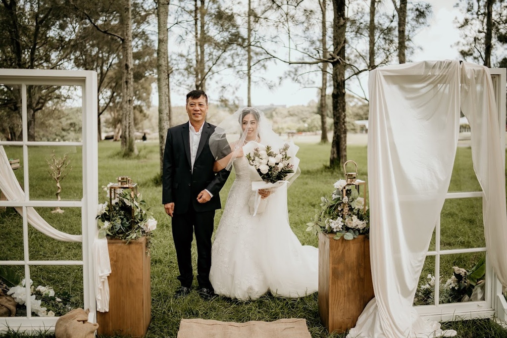 Custom Florals Package- Arbour, Plinths & Signing Table