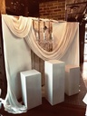 White Wooden Plinths - Medium (70cm)