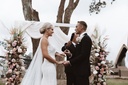 Large White Wooden Arbour