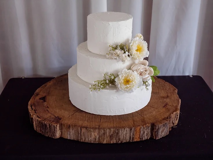 Large Rustic Wood Slice Table/Stand (D 75cm)