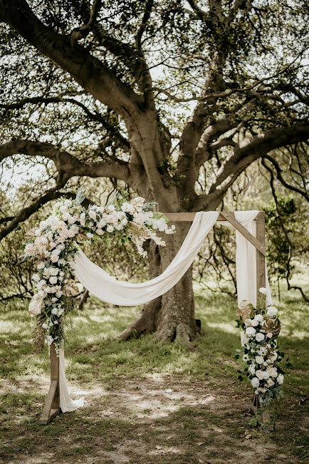 Large Rustic Brown Wooden Arbour