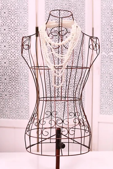 Vintage Style Brass Metal Mannequin