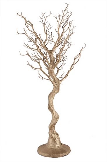 Manzanita Wishing Tree Centerpiece - Gold (100cm) 