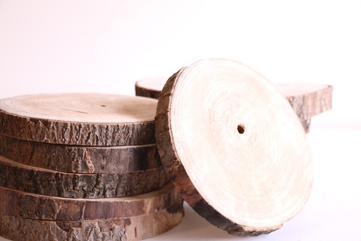 [Aisle Decorations] Large Round Wood Slices (Approx. 30cm)
