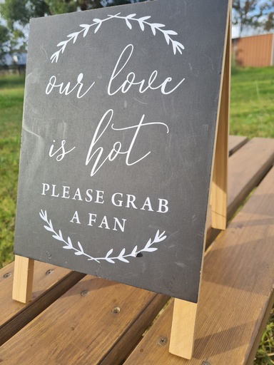 Fan sign